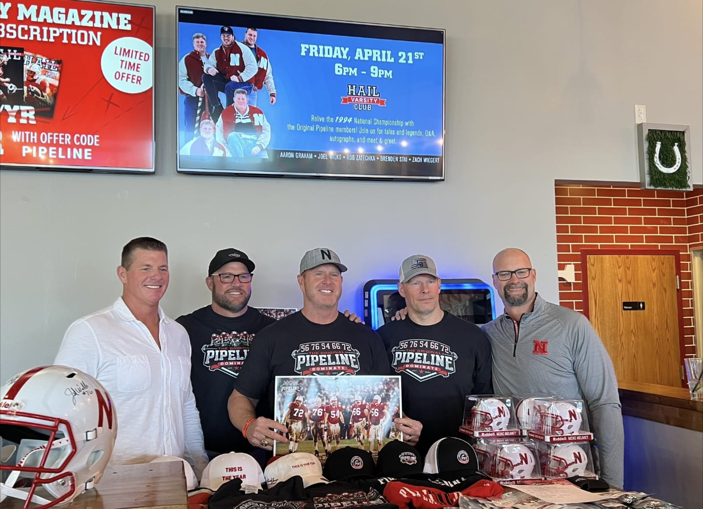 1994 Original Pipeline Signed Replica Helmet
