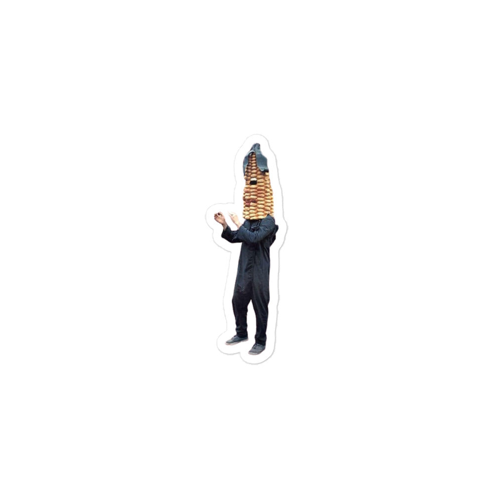 Corn Cob Man Sticker