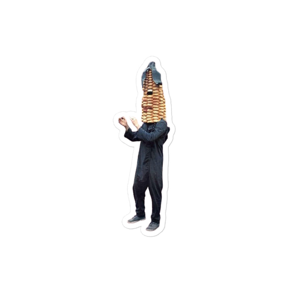 Corn Cob Man Sticker