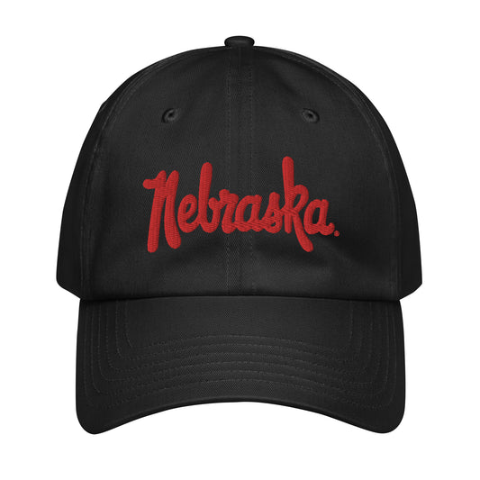 Nebraska Cursive Dad Hat
