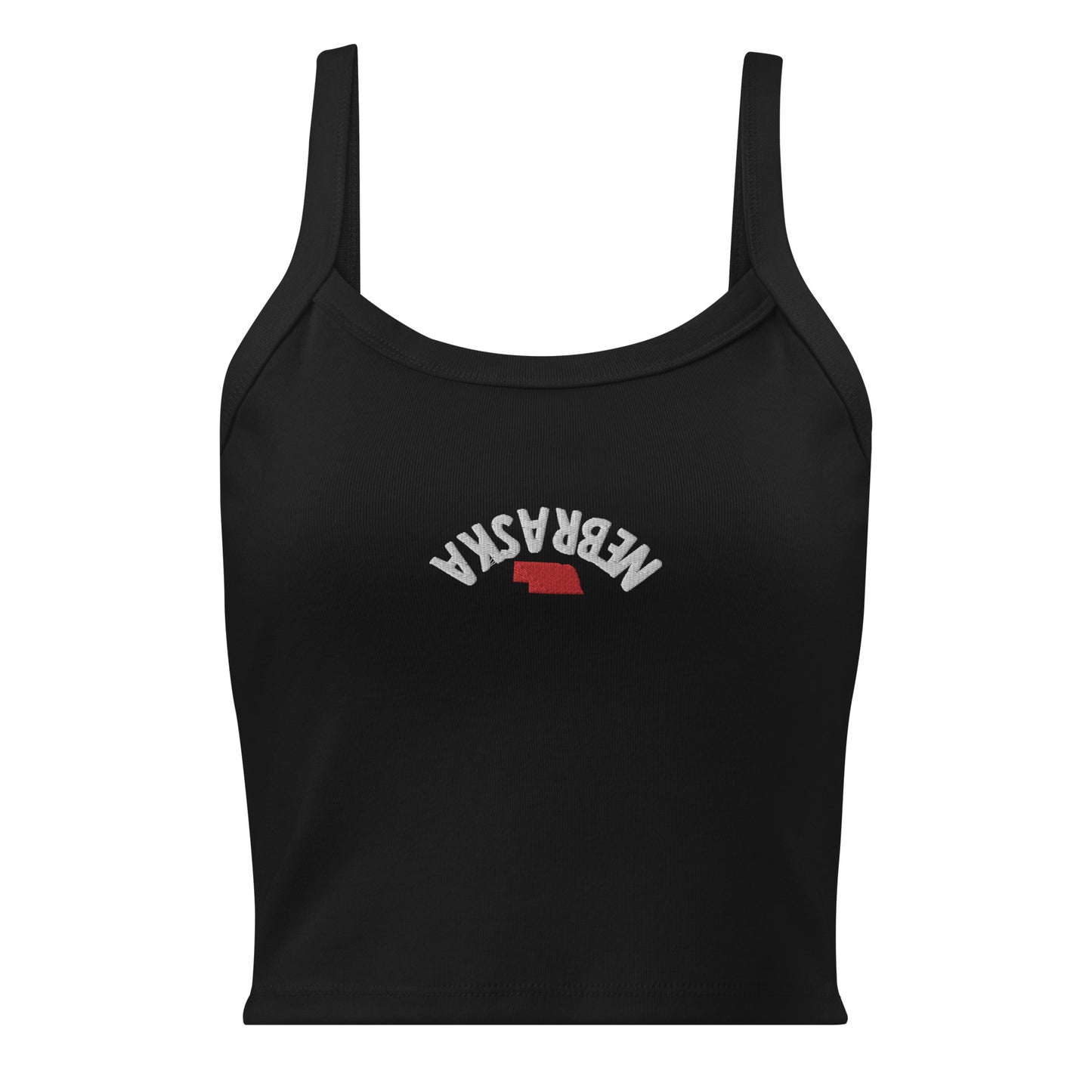 HuskGals micro-rib Nebraska tank top