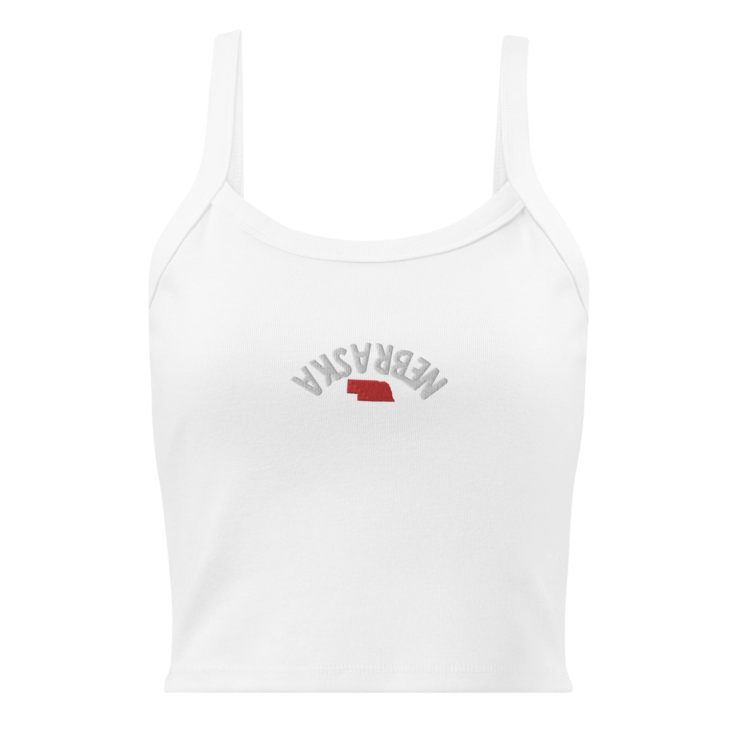 HuskGals micro-rib Nebraska tank top