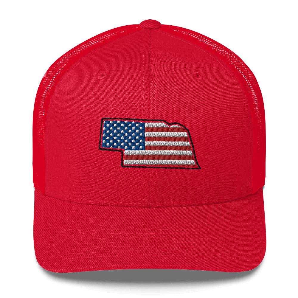 USA Nebraska Trucker Hat
